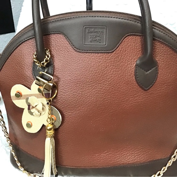 Burberry Leather 2 Way Satchel - Picture 5 of 12